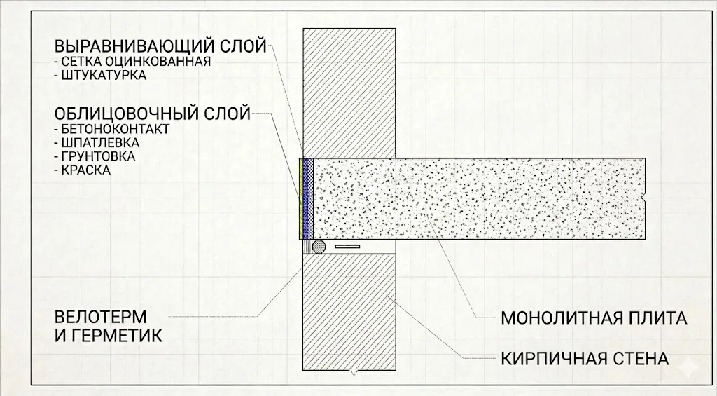 Штукатурка поясов
